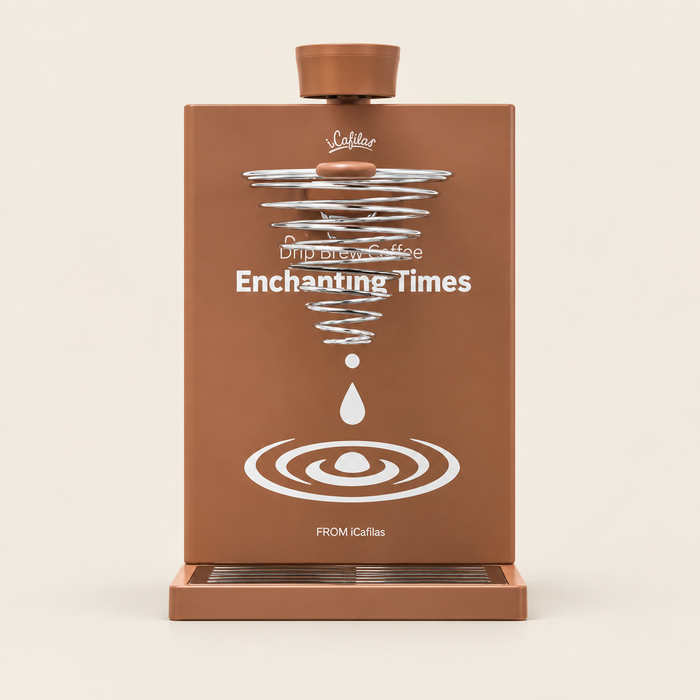 Front view of the Brown Chapter coffee maker